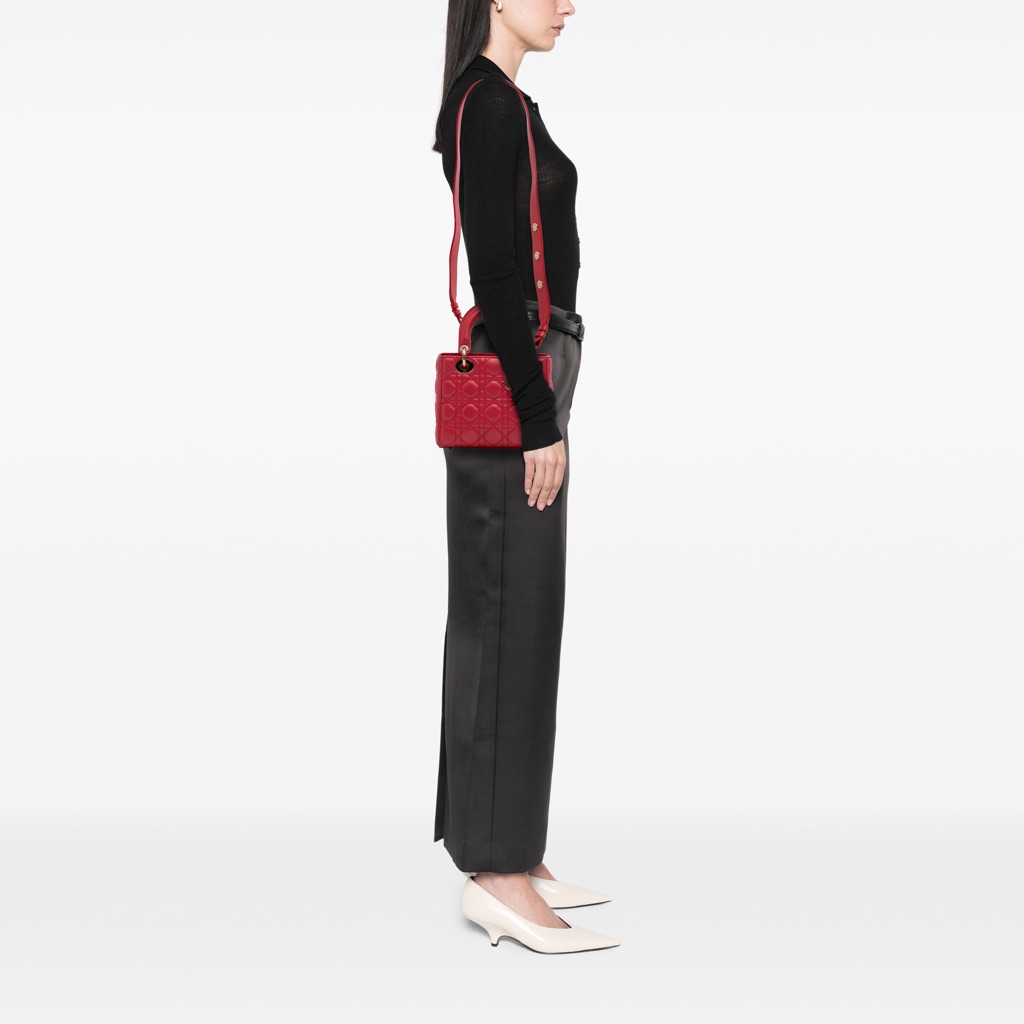 Dior Small Lambskin Cannage My ABCDior Lady Dior - Image 14
