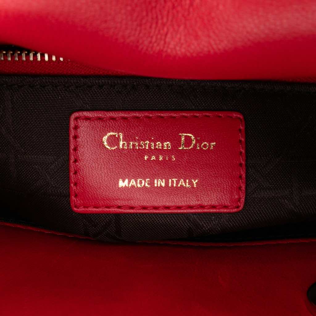 Dior Small Lambskin Cannage My ABCDior Lady Dior - Side view