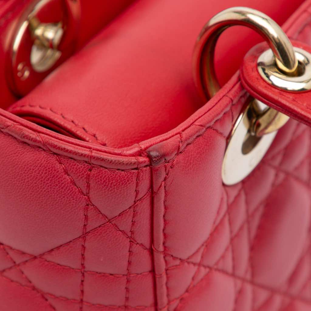 Dior Small Lambskin Cannage My ABCDior Lady Dior - Image 11