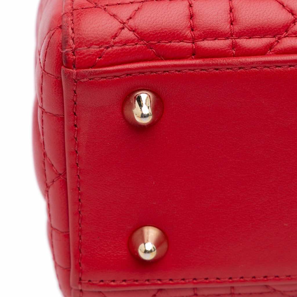 Dior Small Lambskin Cannage My ABCDior Lady Dior - Image 12