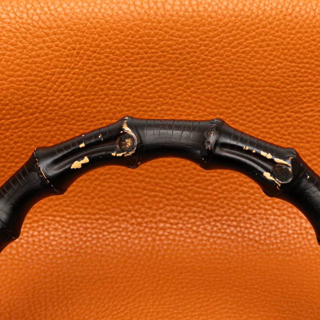 Gucci Medium Calfskin Bamboo Shopper Satchel - Image 13