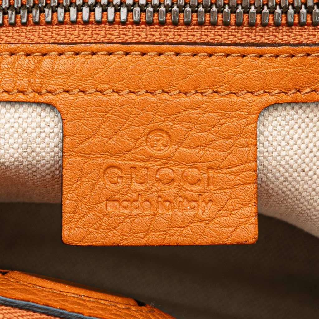 Gucci Medium Calfskin Bamboo Shopper Satchel - Detail 1