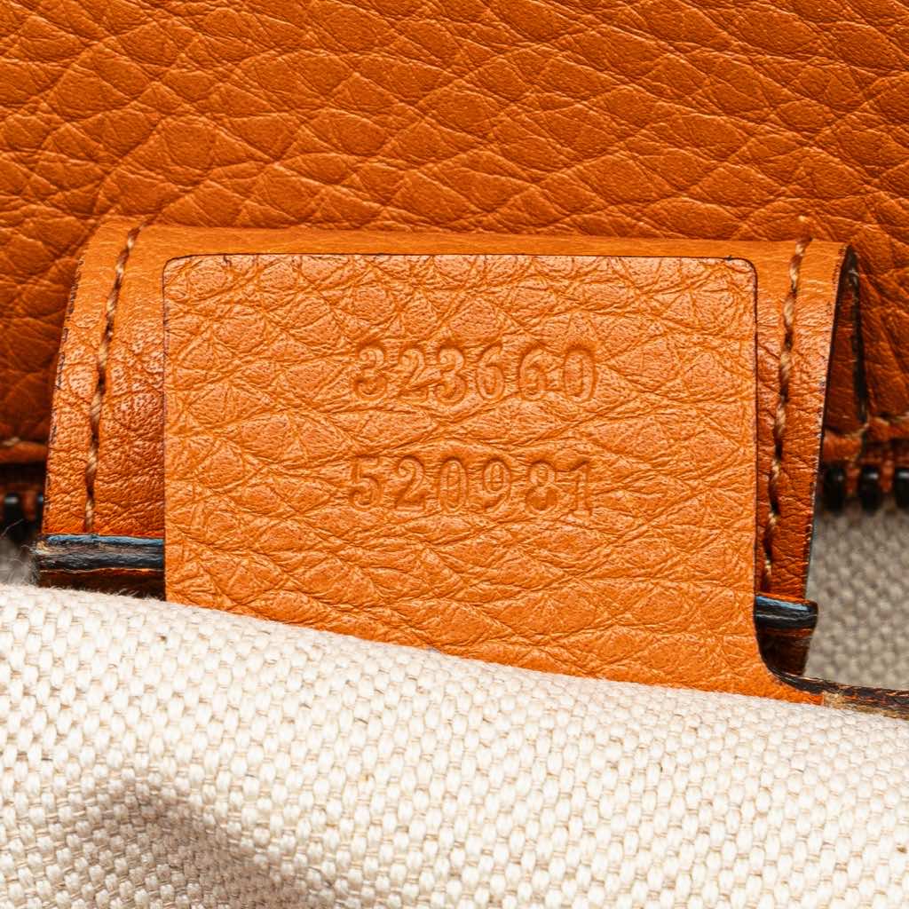 Gucci Medium Calfskin Bamboo Shopper Satchel - Detail 2