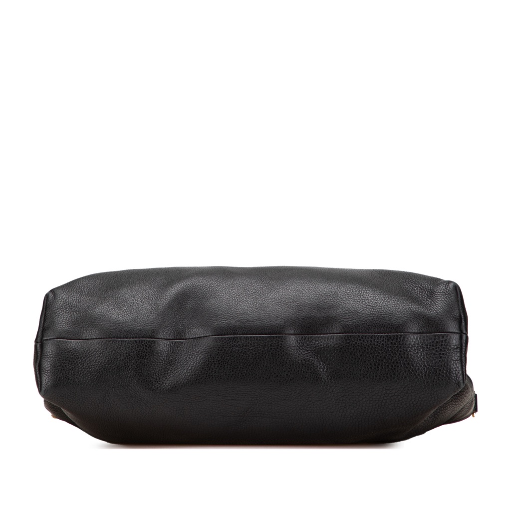 Gucci Large Calfskin Bamboo Shopper Satchel - 3