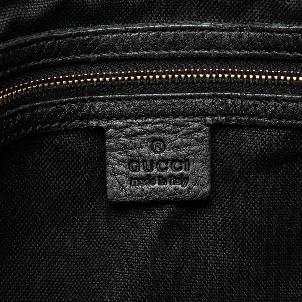 Gucci Large Calfskin Bamboo Shopper Satchel - 5