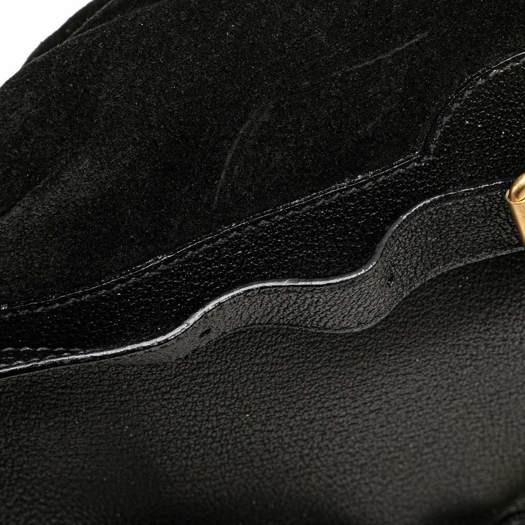 Gucci Suede Bamboo Backpack - Image 13