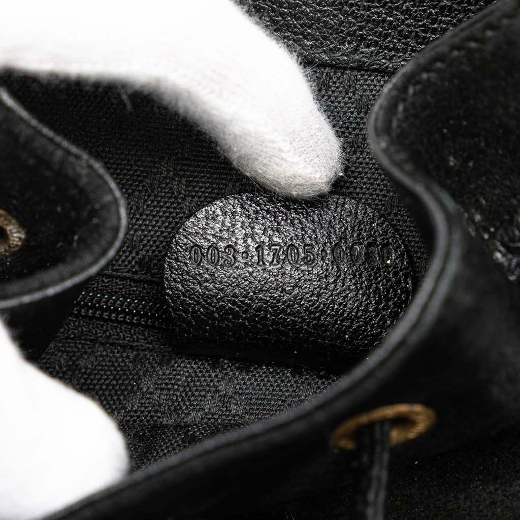 Gucci Suede Bamboo Backpack - Detail 2