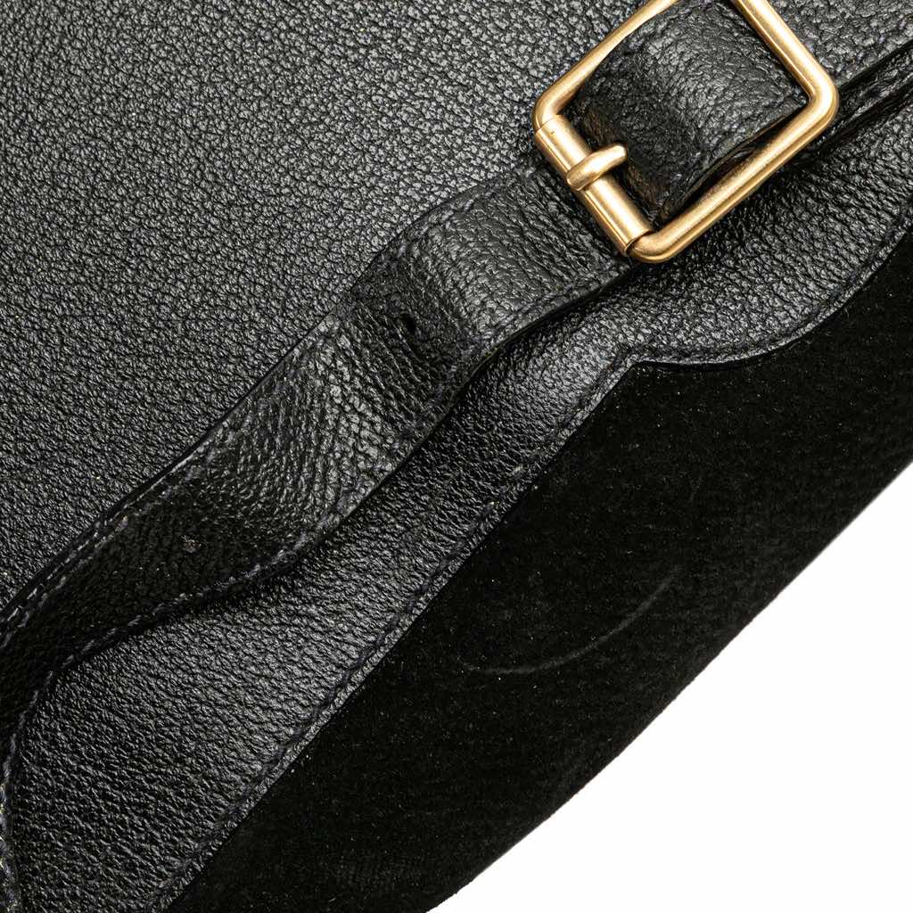 Gucci Suede Bamboo Backpack - Image 12