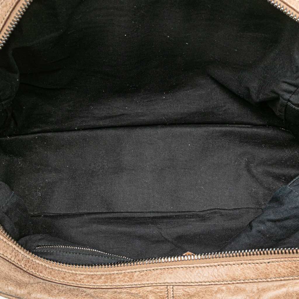 Balenciaga Mini Lambskin Motocross Classic Folder Business Bag - 4