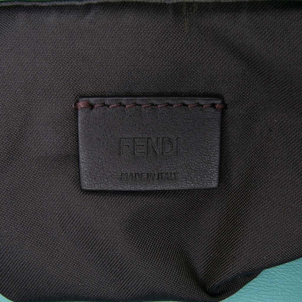 Fendi Mini Zucca Embossed Leather Baguette Satchel - 5