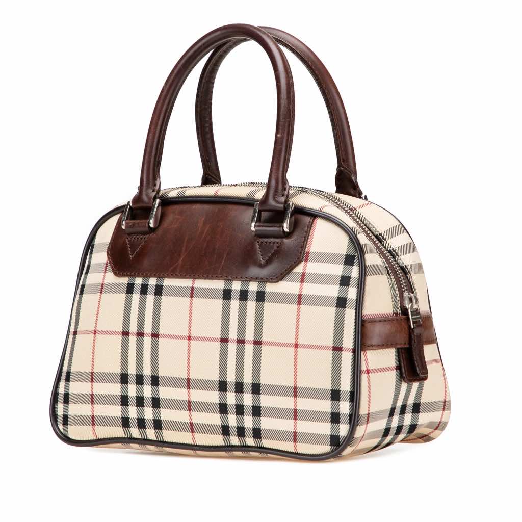 Burberry House Check Canvas Handbag - 2