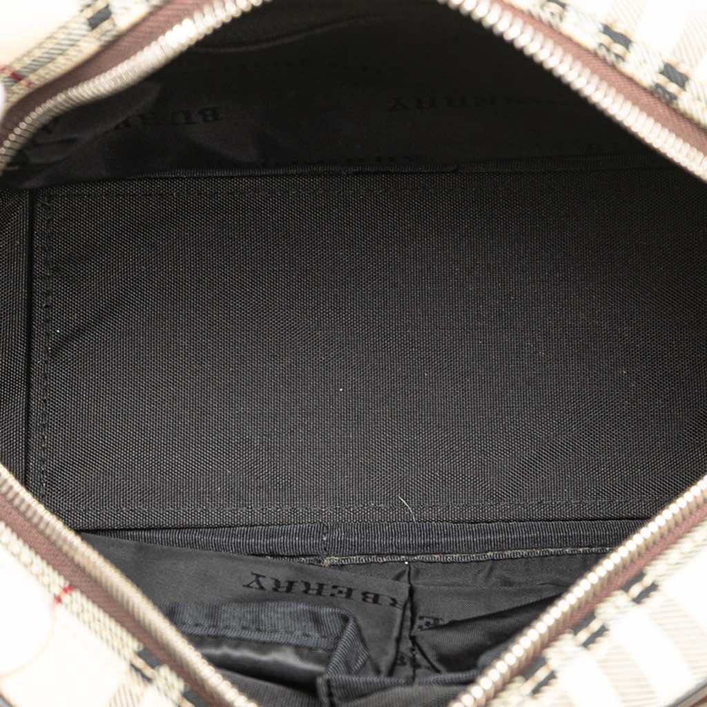 Burberry House Check Canvas Handbag - 4