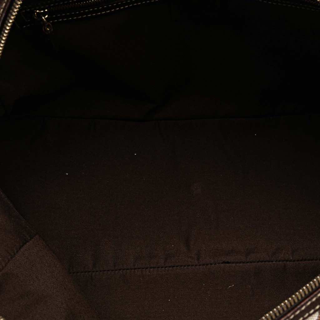 Gucci Printed Canvas Bamboo Horsebit Handbag - 4