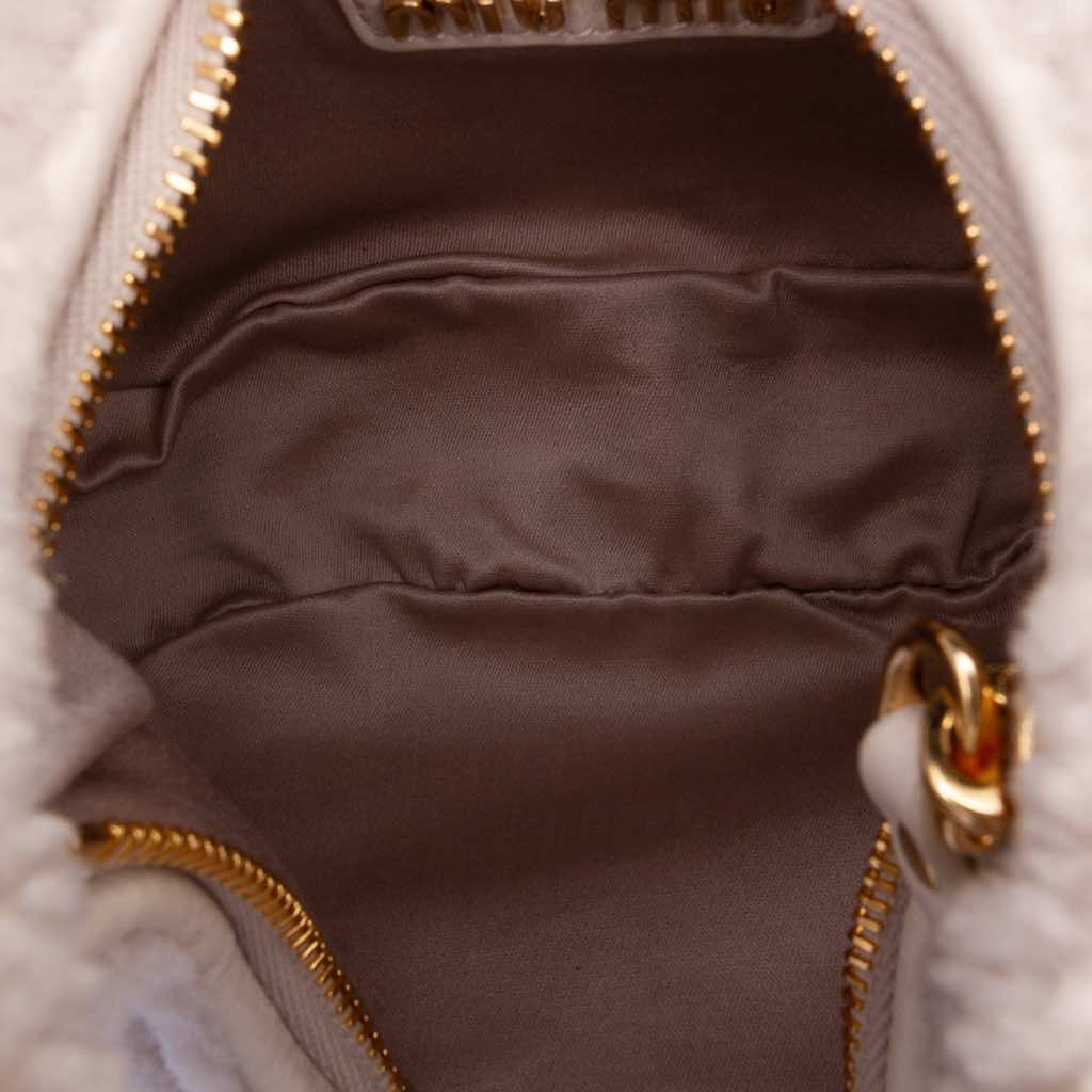 Miu Miu Mini Shearling Wander Satchel - 4