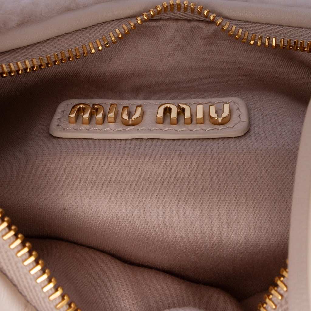 Miu Miu Mini Shearling Wander Satchel - 5