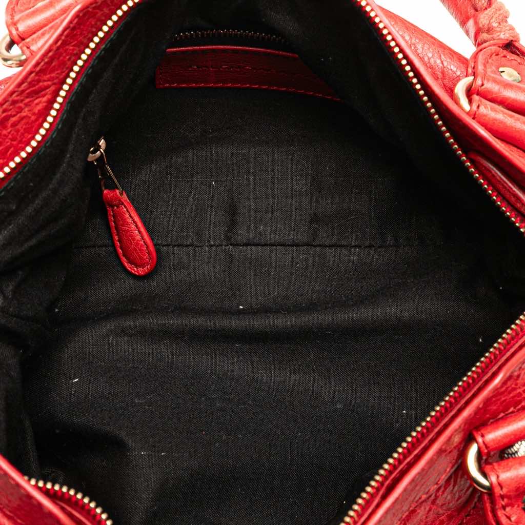 Balenciaga Lambskin Motocross Classic First Giant 12 Satchel - 4