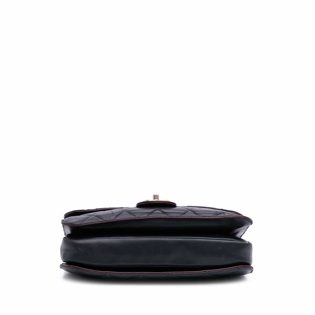 Chanel Medium Quilted Glazed Calfskin Perfect Edge Flap - 3