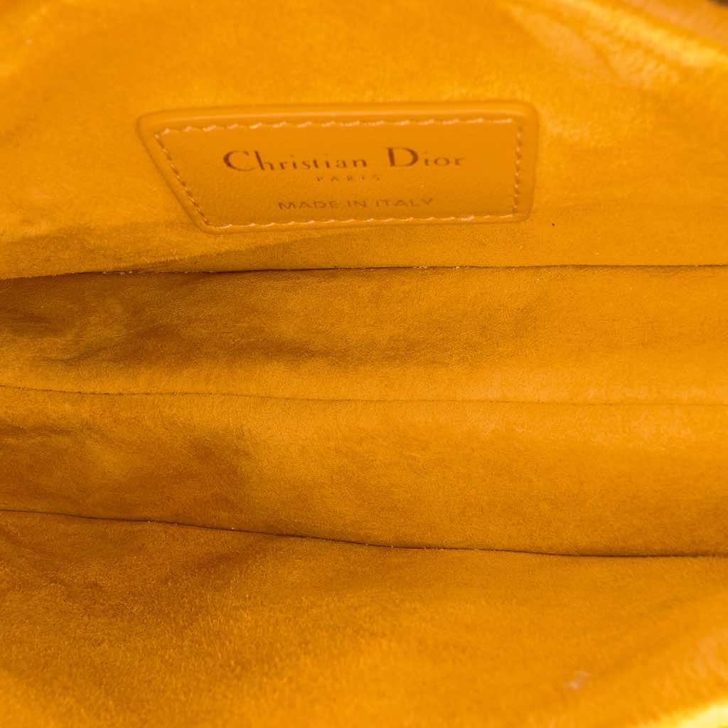 Dior Mini Velvet Crystal Embellished Saddle Bag - 4