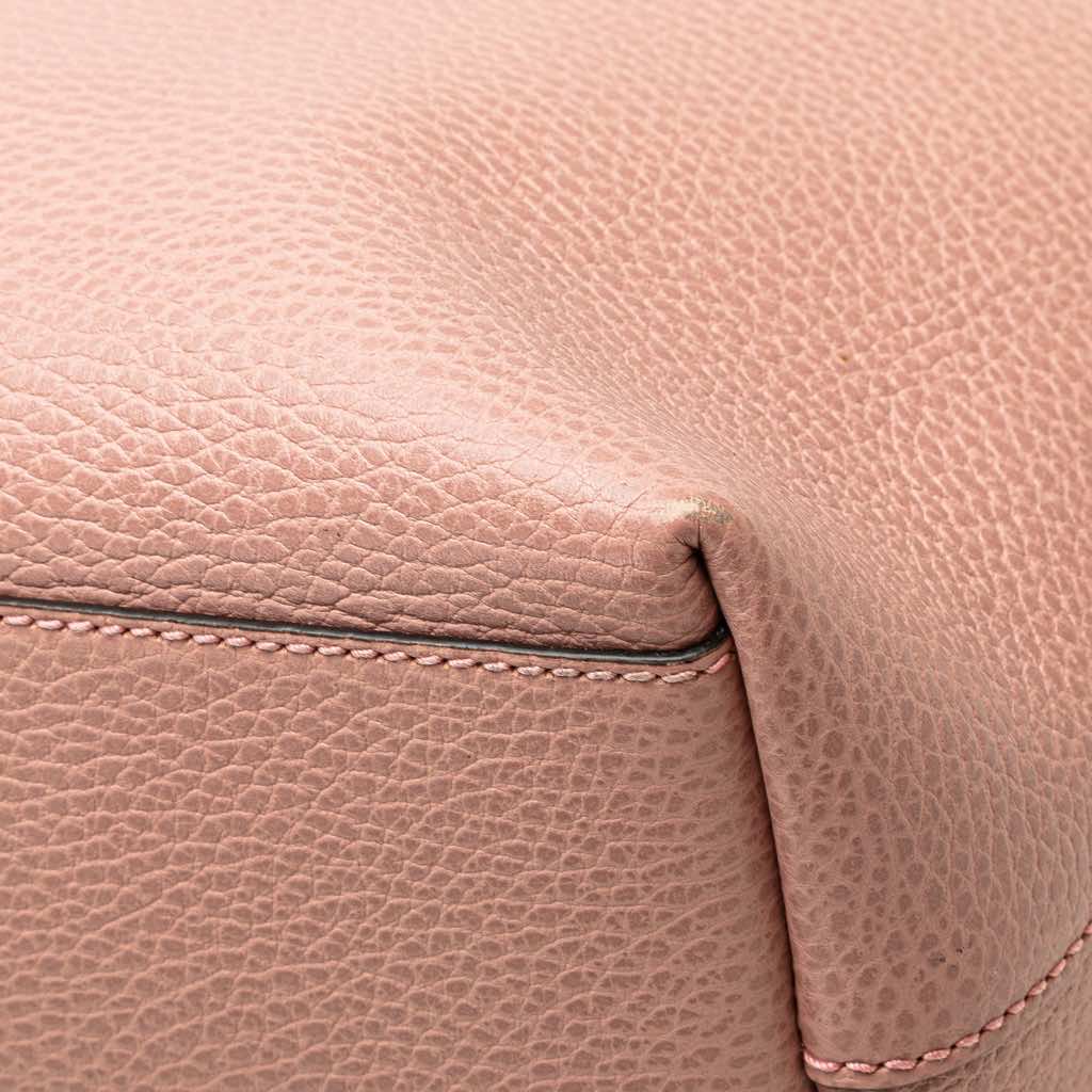 Gucci Dollar Calfskin GG Charm Satchel - Image 11