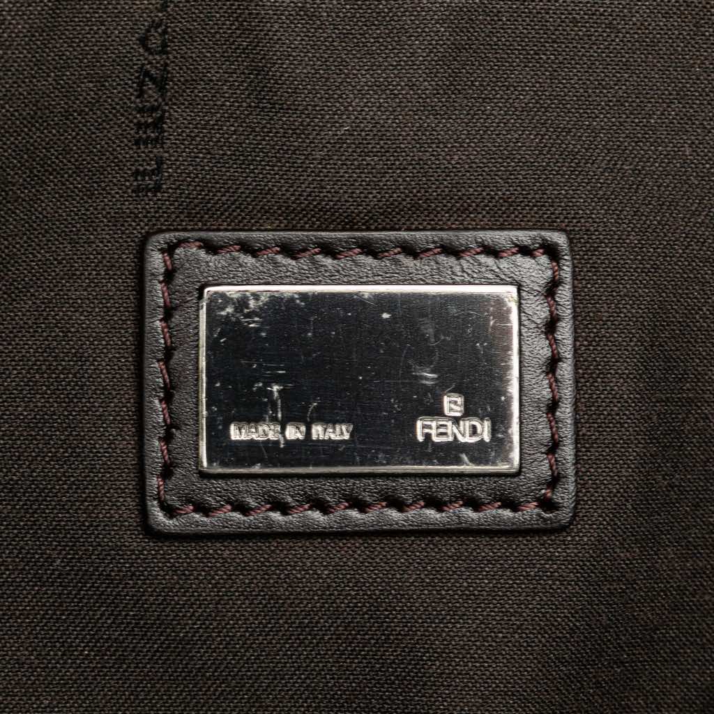 Fendi Zucchino Canvas Tote - Side view