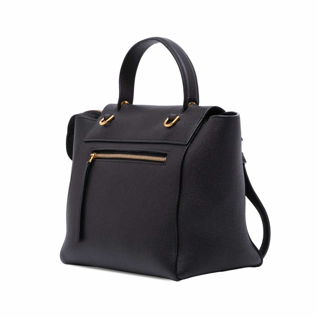 Celine Micro Grained Calfskin Belt Bag - Back view