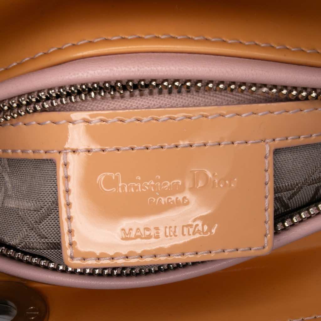 Dior Medium Patent Cannage Lady Dior - 5