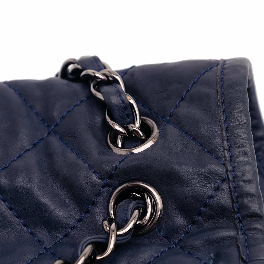 Chanel Large Quilted Calfskin Natural Beauty Split Pocket Flap - Image 11