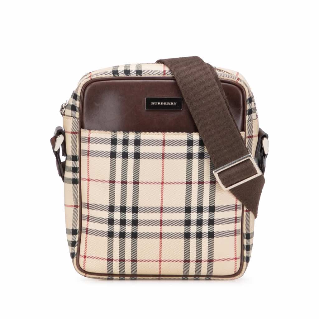 Burberry House Check Canvas Crossbody