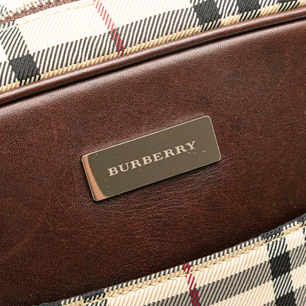 Burberry House Check Canvas Crossbody - Side view