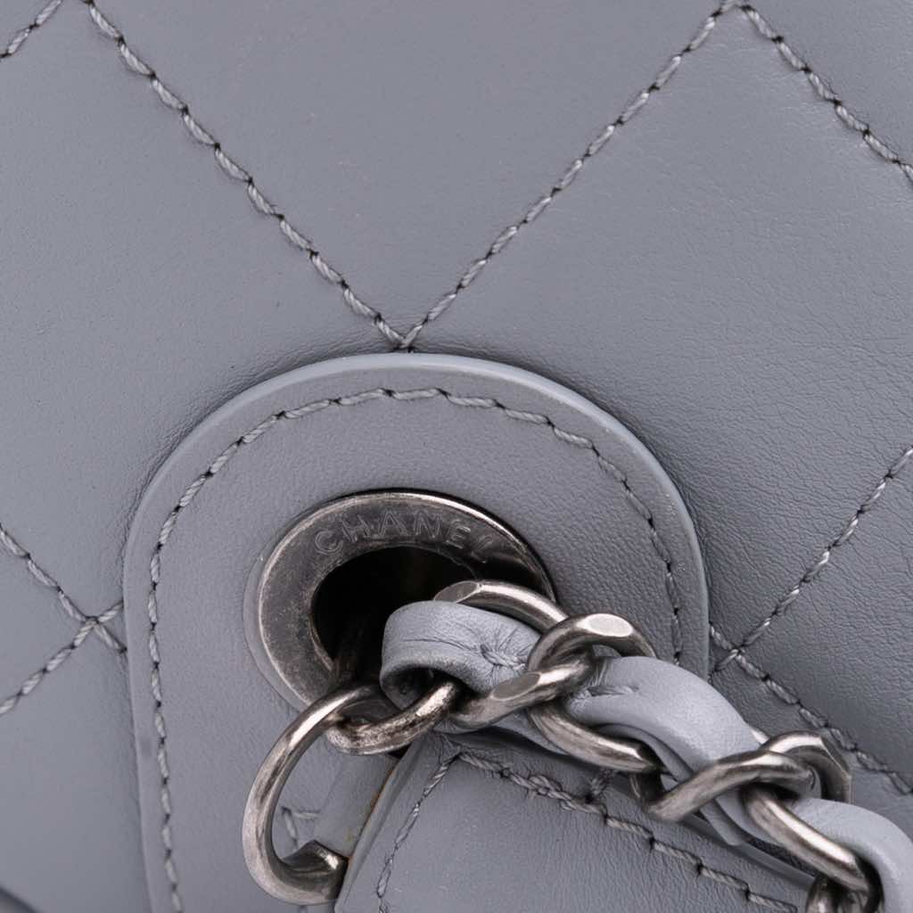 Chanel Calfskin Signature Chain 20s Bowling Bag - Image 11