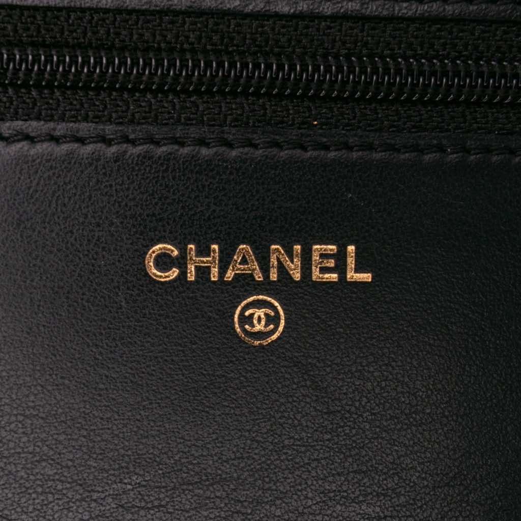 Chanel Quilted Calfskin Chain Around Boy Wallet On Chain - 5