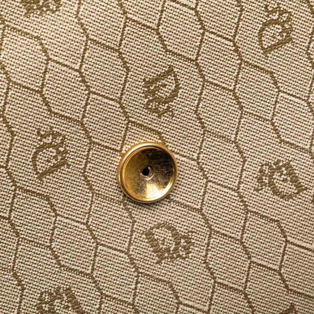 Dior Honeycomb Coated Canvas Chain Shoulder Bag - Detail 2