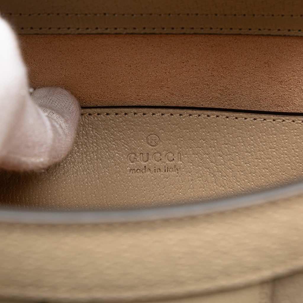 Gucci Small Leather Bamboo Diana Satchel - 5