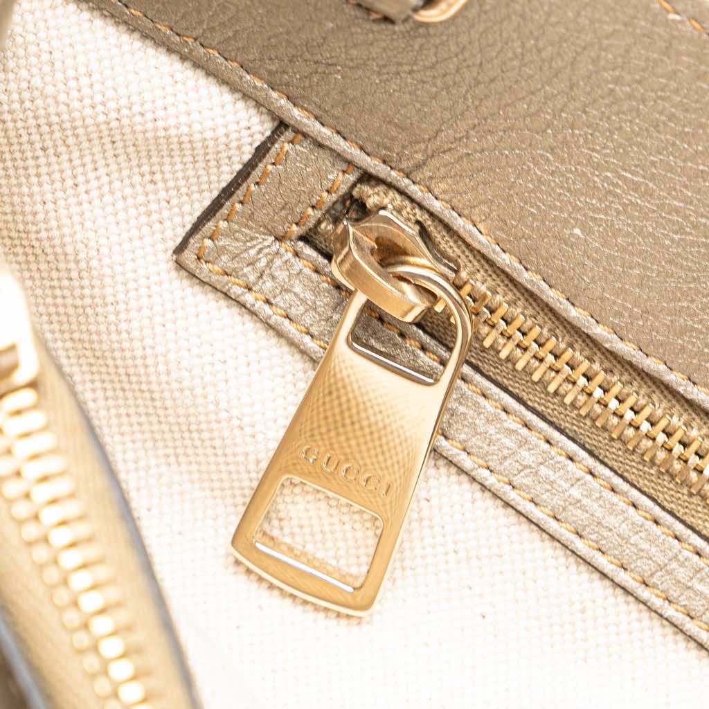 Gucci Medium Calfskin Bamboo Shopper Satchel - Image 12