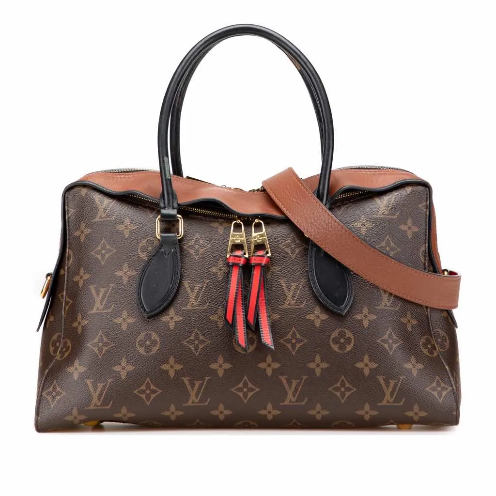 Louis Vuitton Monogram Tuileries Brown Canvas Good - Front View