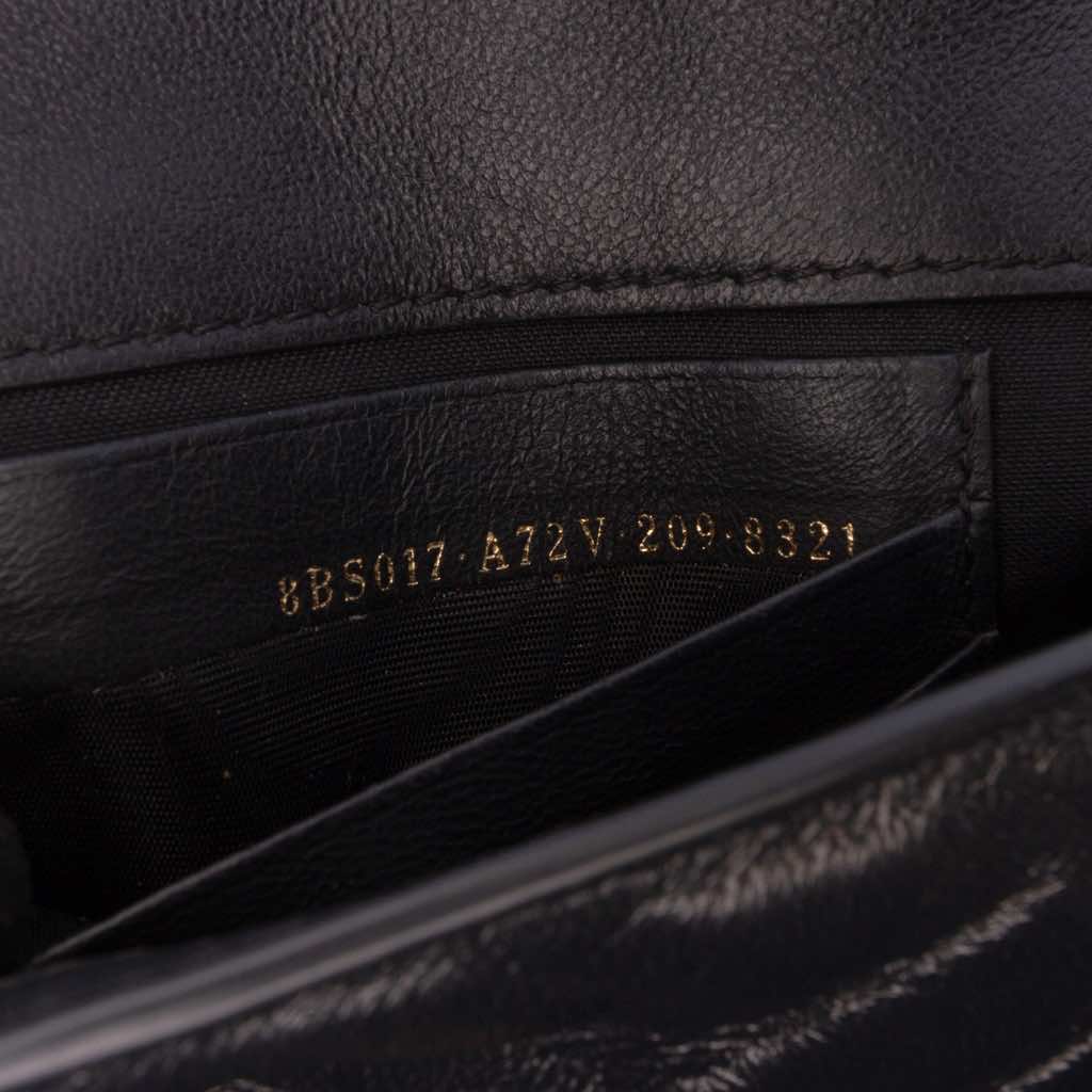 Fendi Mini Zucca Embossed Leather Baguette Satchel - 5