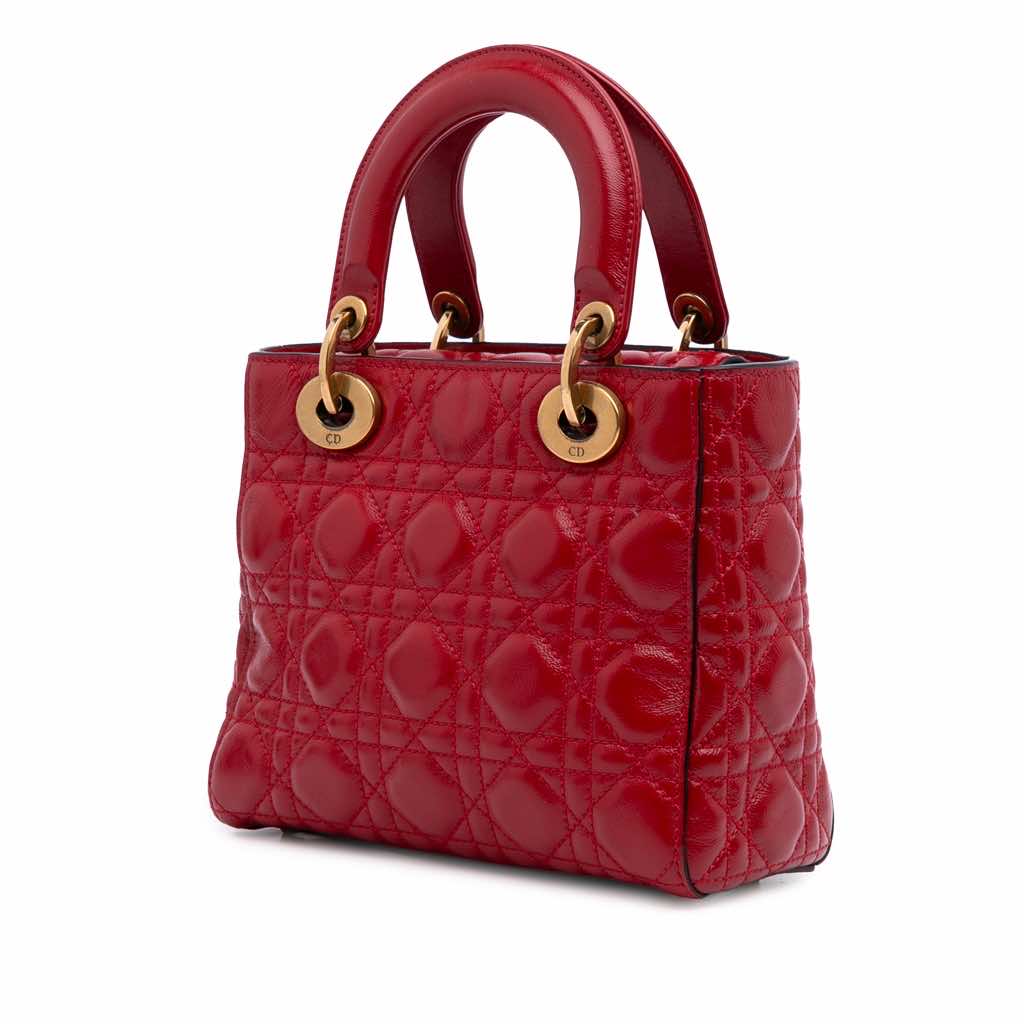 Dior Small Calfskin Cannage My ABCDior Lady Dior - Back view