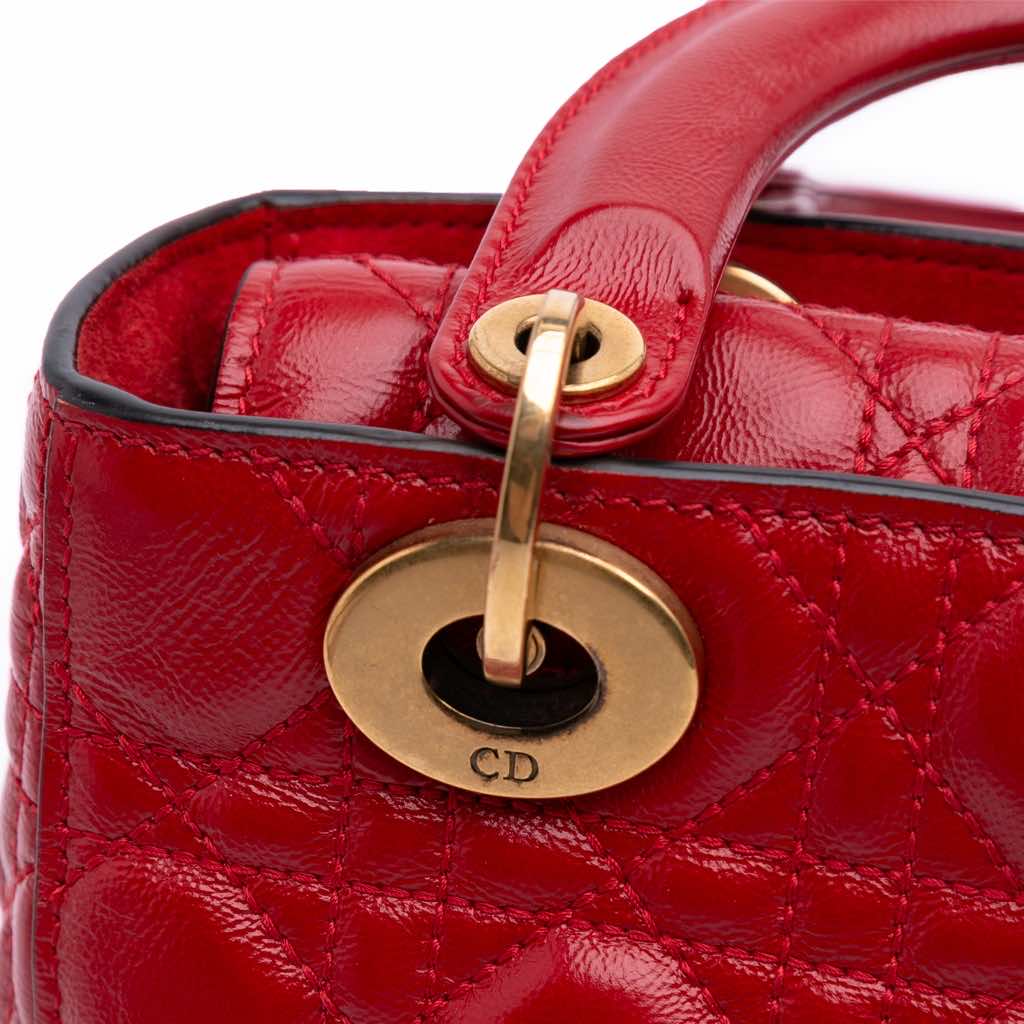 Dior Small Calfskin Cannage My ABCDior Lady Dior - Image 11