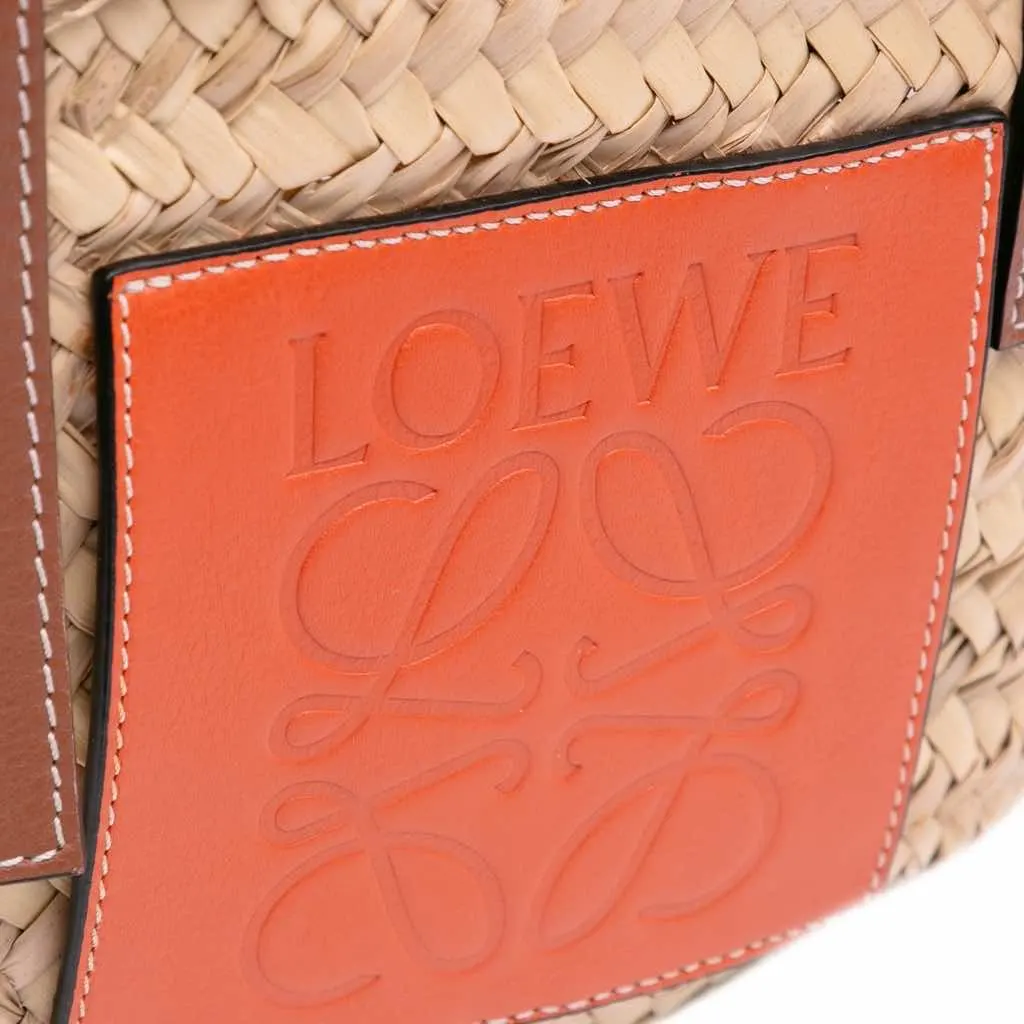 Loewe Small Raffia Basket Tote Brown Good - Box View