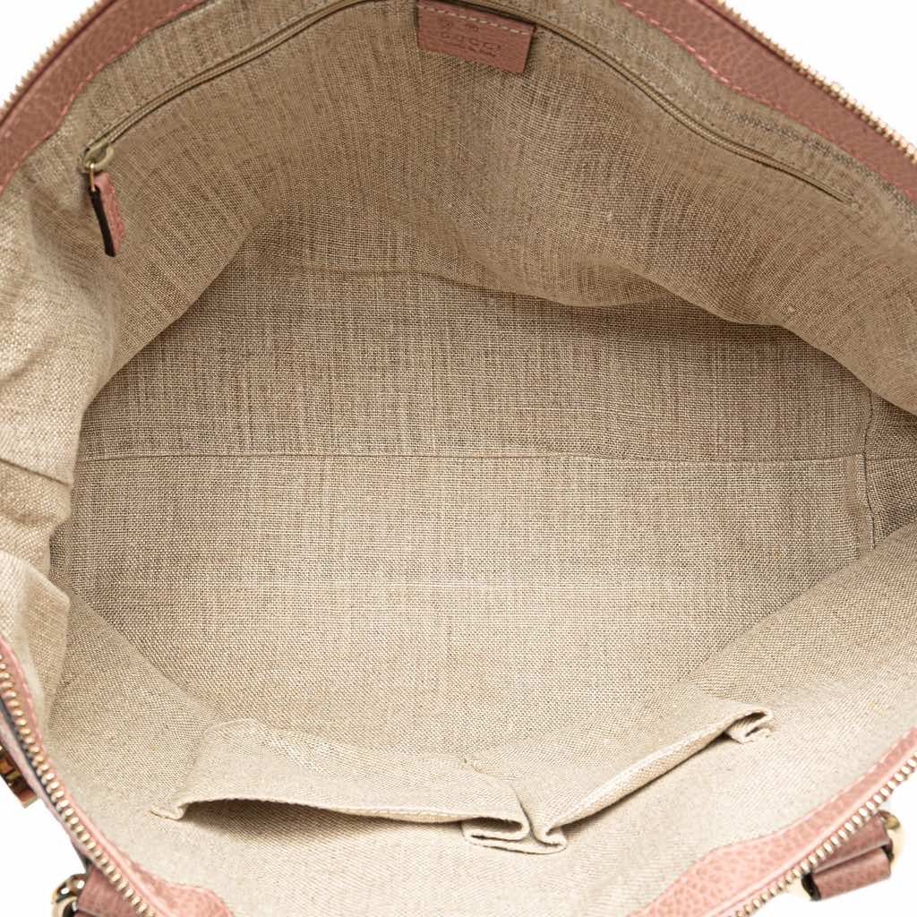 Gucci Dollar Calfskin GG Charm Satchel - 4