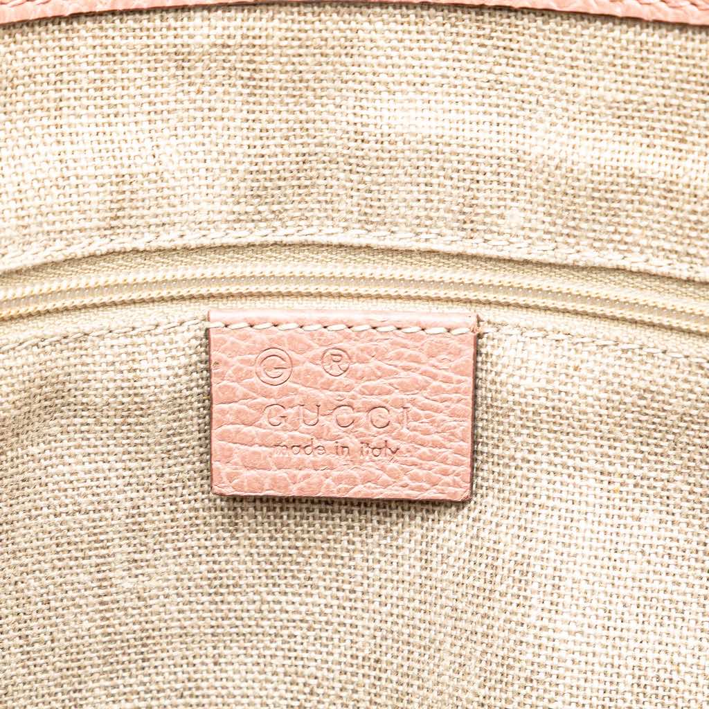 Gucci Dollar Calfskin GG Charm Satchel - Side view