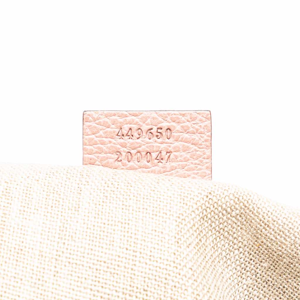 Gucci Dollar Calfskin GG Charm Satchel - Detail 1