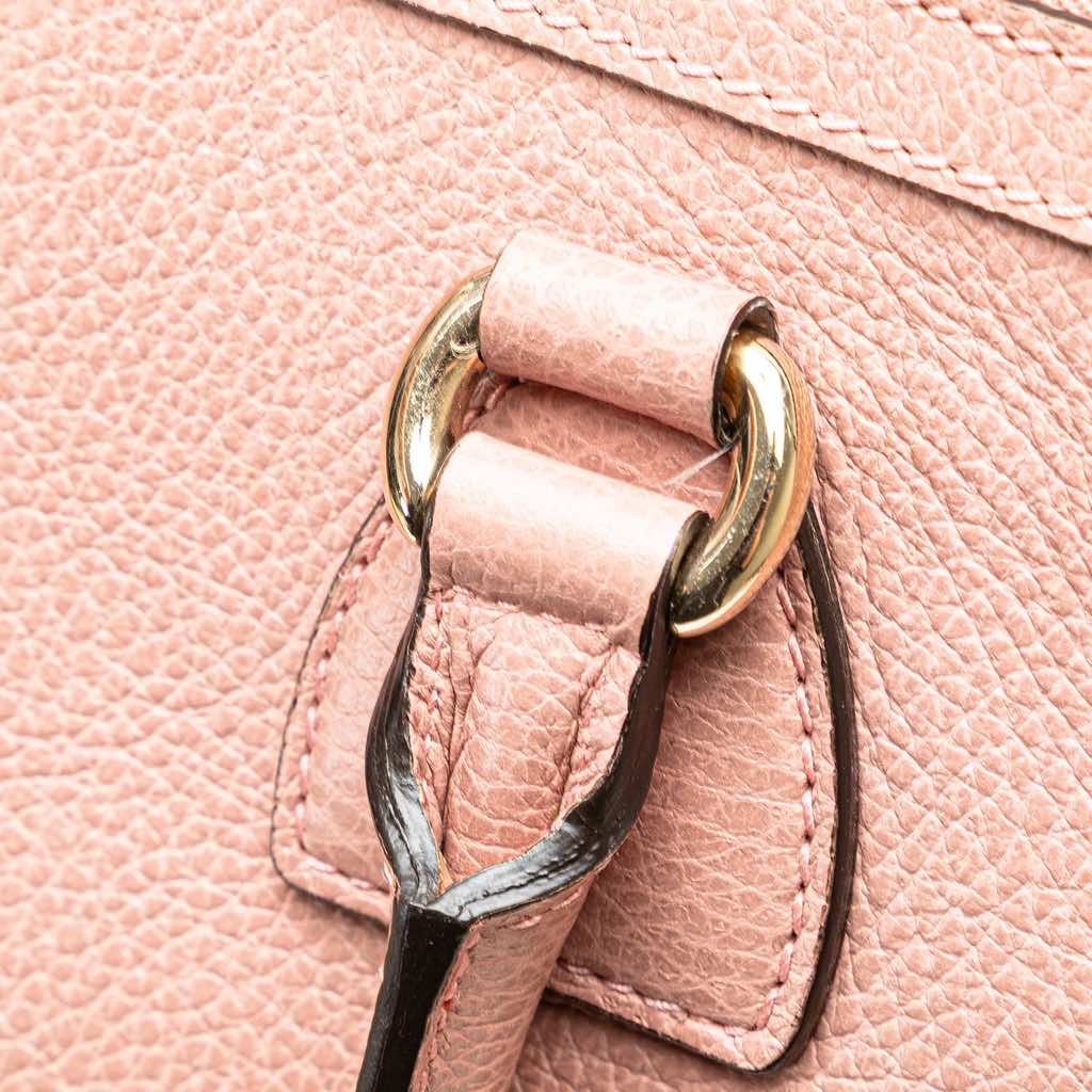 Gucci Dollar Calfskin GG Charm Satchel - Detail 2