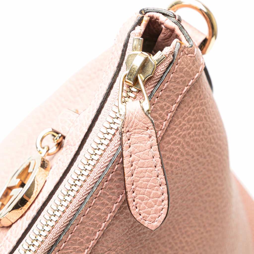 Gucci Dollar Calfskin GG Charm Satchel - Image 10