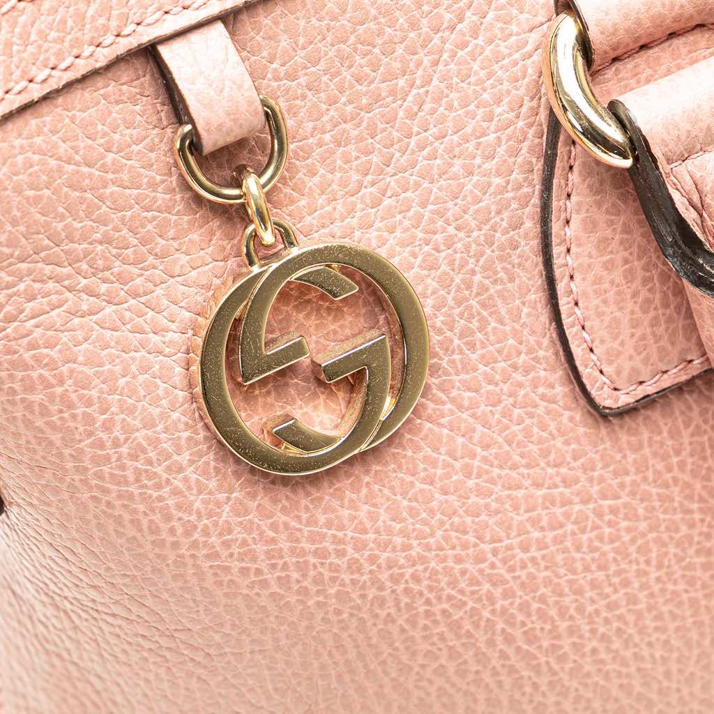 Gucci Dollar Calfskin GG Charm Satchel - Image 11