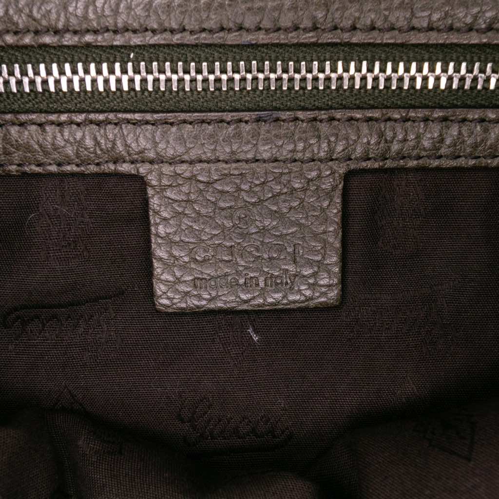 Gucci Large GG Canvas Bamboo Libeccio Tote - 5