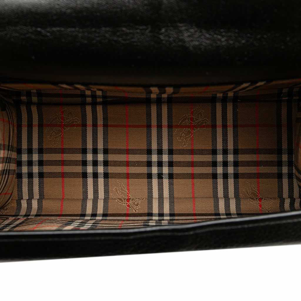 Burberry Leather Satchel - 4