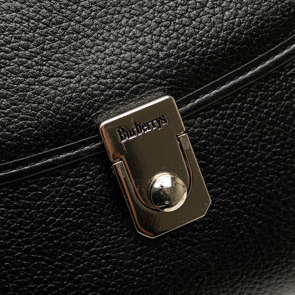 Burberry Leather Satchel - 5