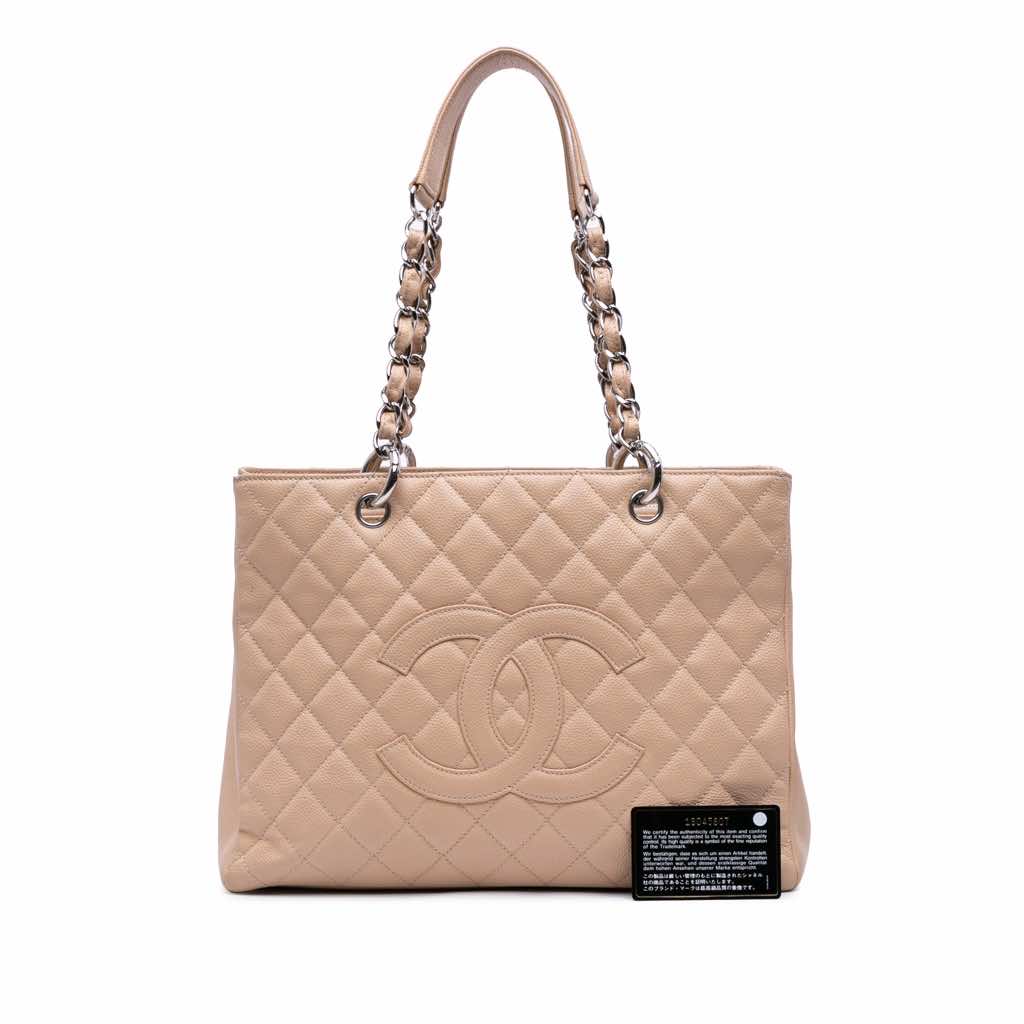 Chanel Caviar Grand Shopping Tote - Image 12
