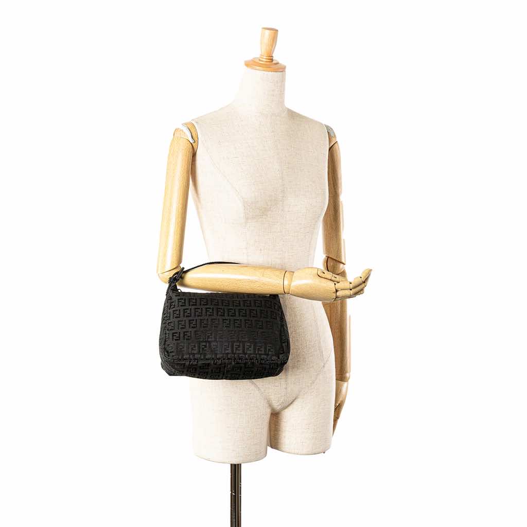 Fendi Zucchino Canvas Handbag - Image 13